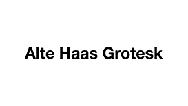 Alte Haas Grotesk