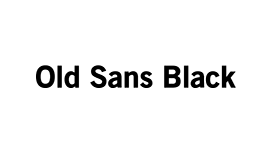 Old Sans Black